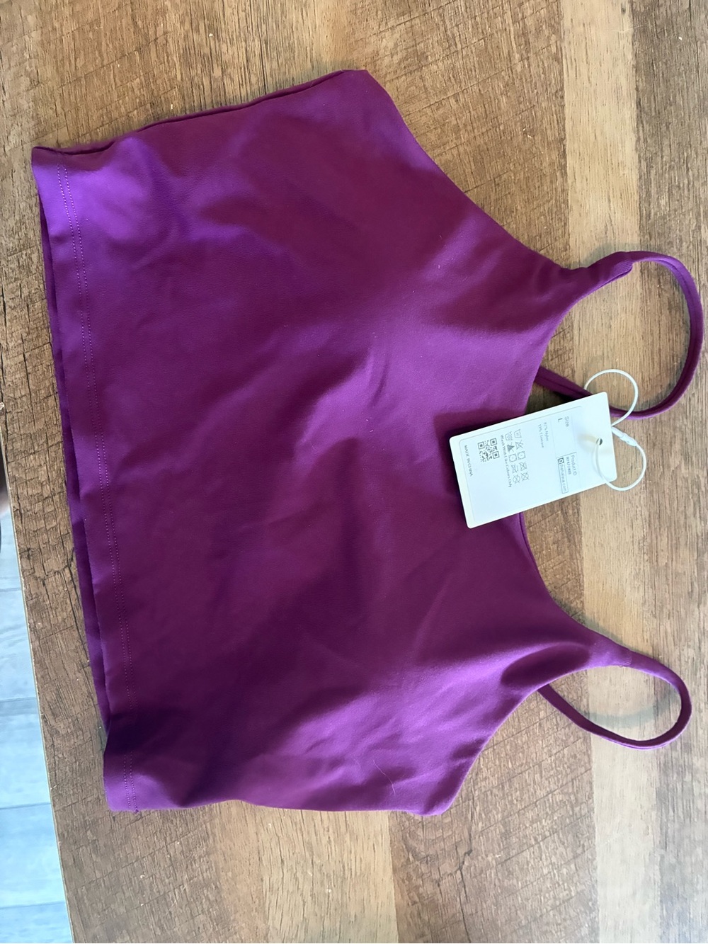 Women’s Halara Sleek Crop Sports Bra - Plum